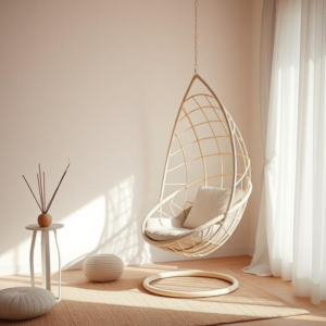 swinging egg chairs
