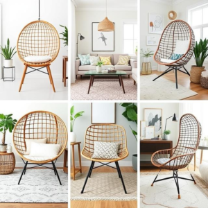 cane egg chair