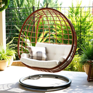 swinging egg chairs