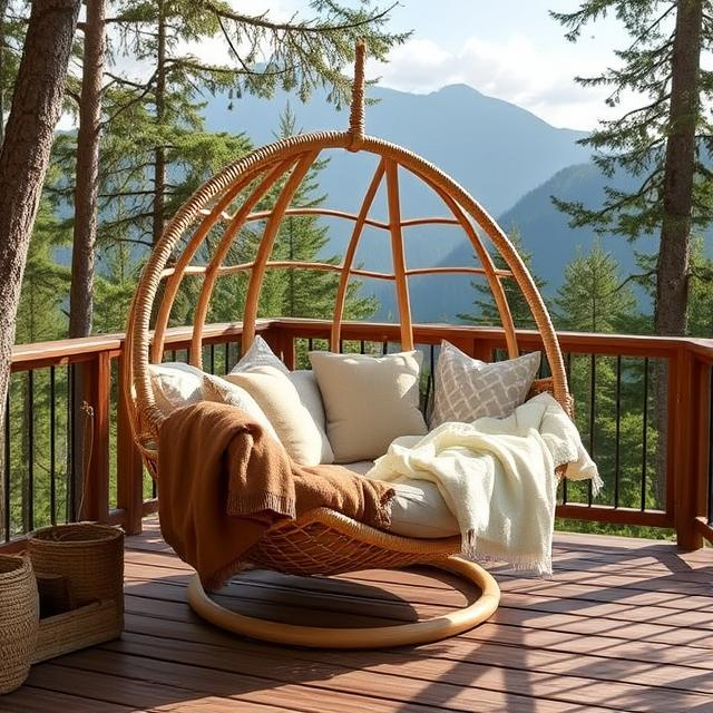 alps double egg cocoon chair