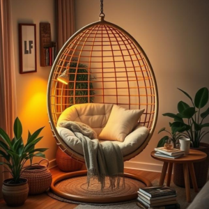 swinging egg chairs